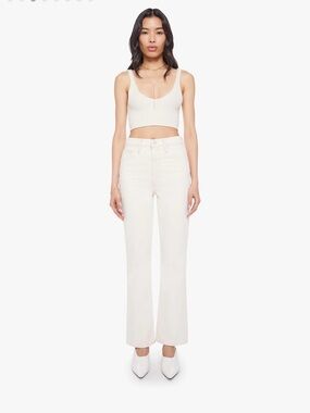 Mother the scooter skimp Straight Jeans